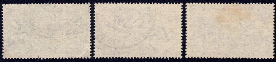 India 1935 - Imperio - SC# 142-145 - George V-3 diferente - Edición Jubileo de Plata - Usado Foto 2 de 2