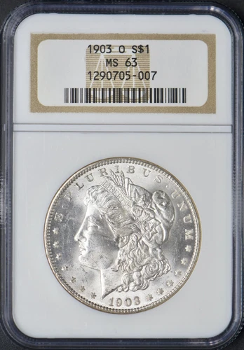 1903-O Morgan Silver Dollar - NGC MS63 - Old Fatty Holder - ✪COINGIANTS✪