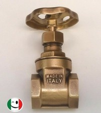 RUBINETTO PASSANTE A SARACINESCA DA ½" BRONZATO - BRONZO