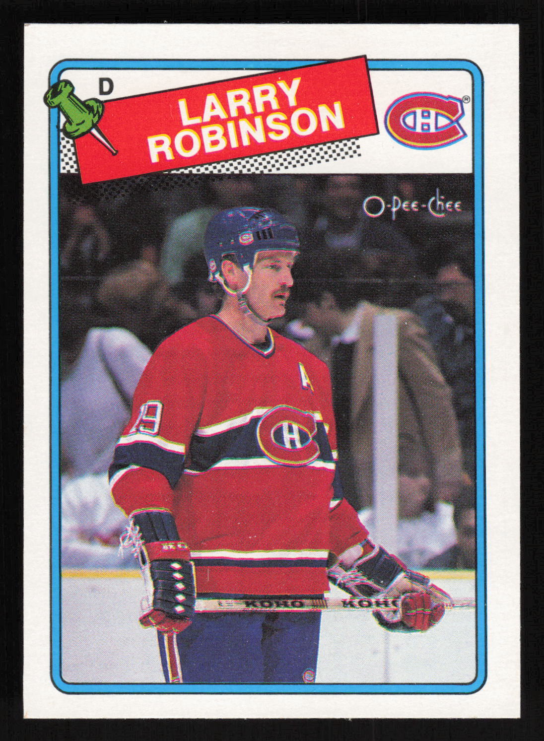 1988-89 O-Pee-Chee #246 Larry Robinson Card TCCCX