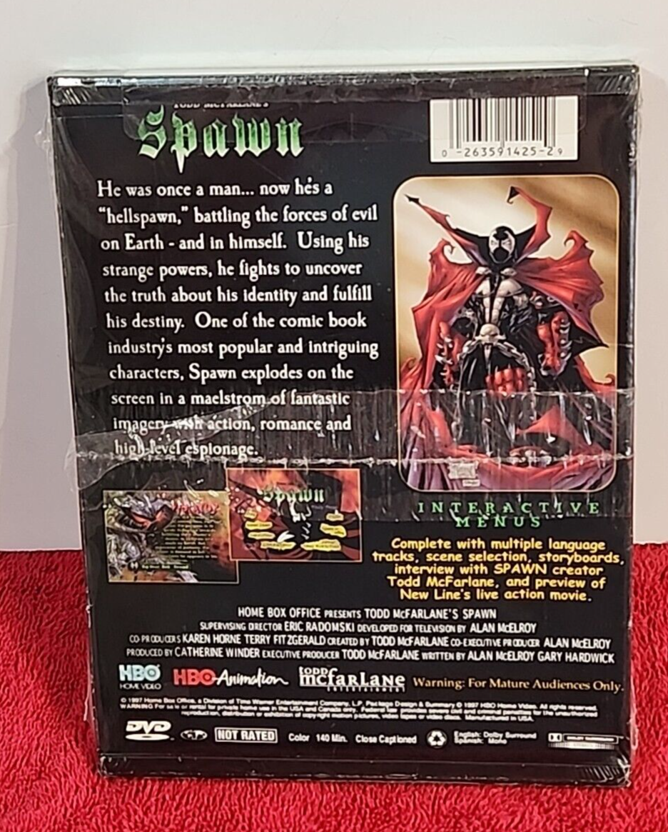 Spawn DVD Brand New Sealed Snap Case 1997 HBO Todd McFarlane