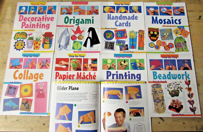 9 WONDERFUL STEP-BY-STEP CHILDREN'S BOOKS by SEARCH PRESS ** PAPERBACK