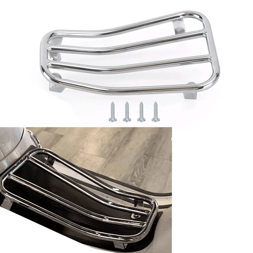 Chrome Floor Board Rack Carrier Matt For Vespa Primavera Sprint 50-150cc iGet 3V - Picture 9 of 9