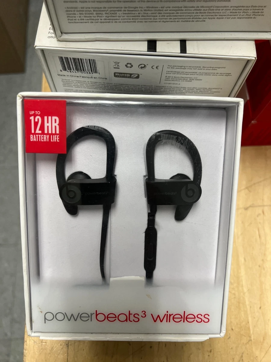 Original Beats Powerbeats3 Wireless Earphones with all accessories