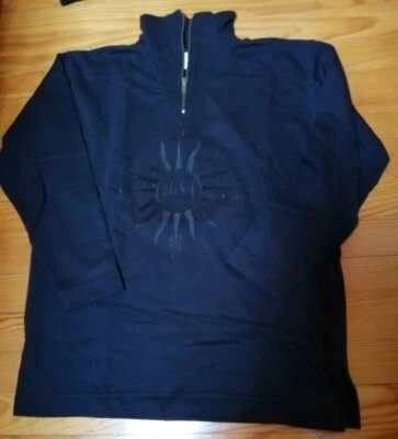 Sweat tunique long NEUF, 38/40, noir - Photo 1/4