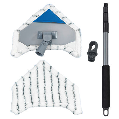 WENKO Multiflex-Wischer inkl. Teleskopstiel Bodenwischer Set Fensterwischer