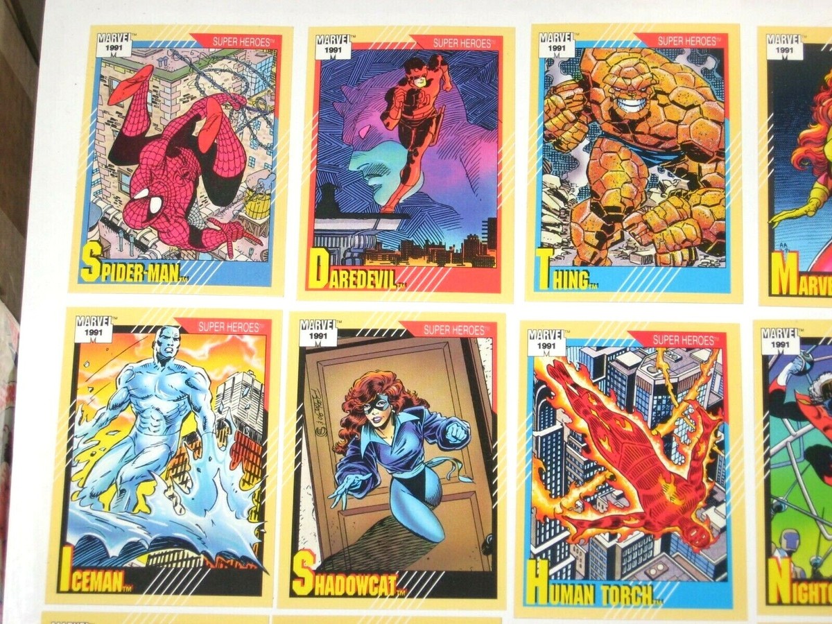 1991 Marvel Universe Series 2 Trading Card COMPLETE BASE SET
