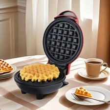 Mini Piastra per Waffel Multifunzione Colazione Da Sandwich Griglia Pane Cucina