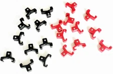 40 GOLIATH INDUSTRIAL ABS 3/8" RED & BLACK REPLACEMENT SOCKET RACK RAIL CLIPS