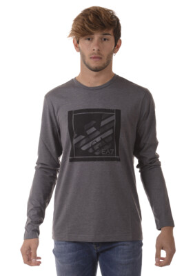 Emporio Armani EA7 T-Shirt Sweatshirt Man Grey 6YPT99PJ30Z 3925 Sz.XL MAKE OFFER