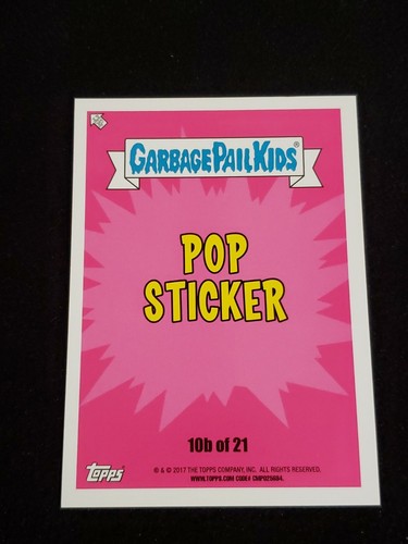 GARBAGE PAIL KIDS 2017 Battle of the Bands 10b FURRY FURLER Sia POP GPK - Picture 2 of 2