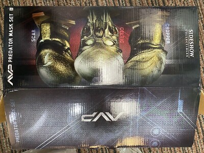 Alien Vs Predator AVP Predator Mask Set | 3 Masks Sideshow