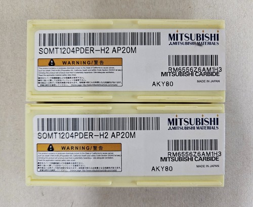 Cortador MITSUBISHI diámetro 125 mm e inserto SOMT1204PDER-H2 AP20M 20 piezas - Imagen 7 de 7