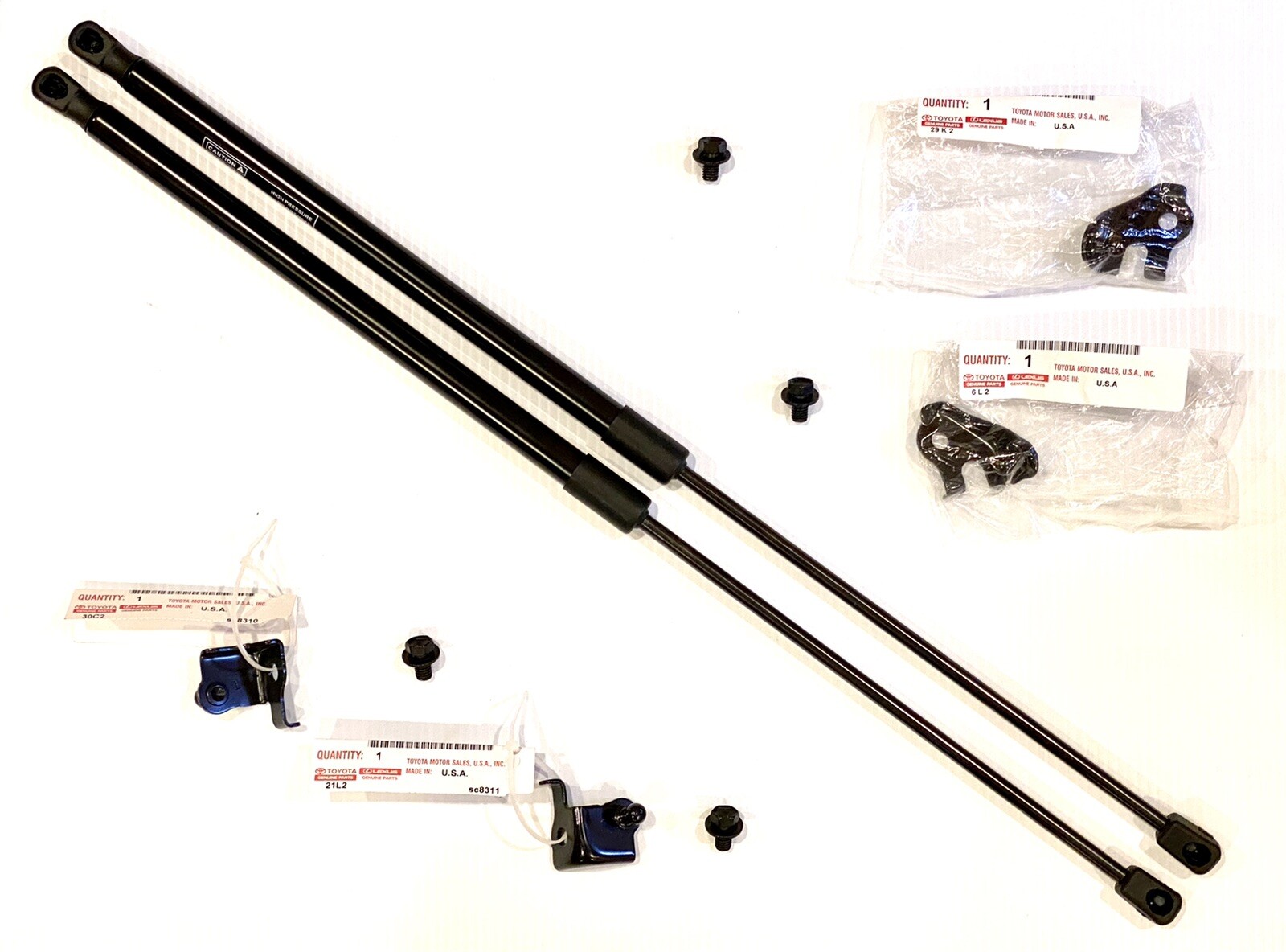 Toyota OEM Hood Strut Lift Support Kit – For 2021-2022 Camry, Includes Brackets & Hardware 2 thumbnail image