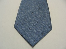 NAUTICA - BLUE PAISLEY - 100 SILK NECK TIE 