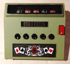 Vintage 1971 Waco Draw Poker Hand Held Battery Operated Toy Game Japan