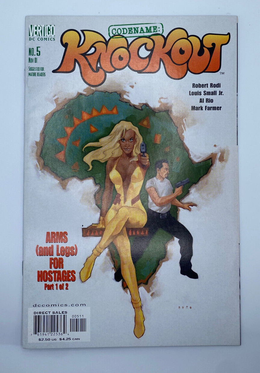 Codename Knockout #5 November 2001 DC Vertigo Comics Robert Rodi 