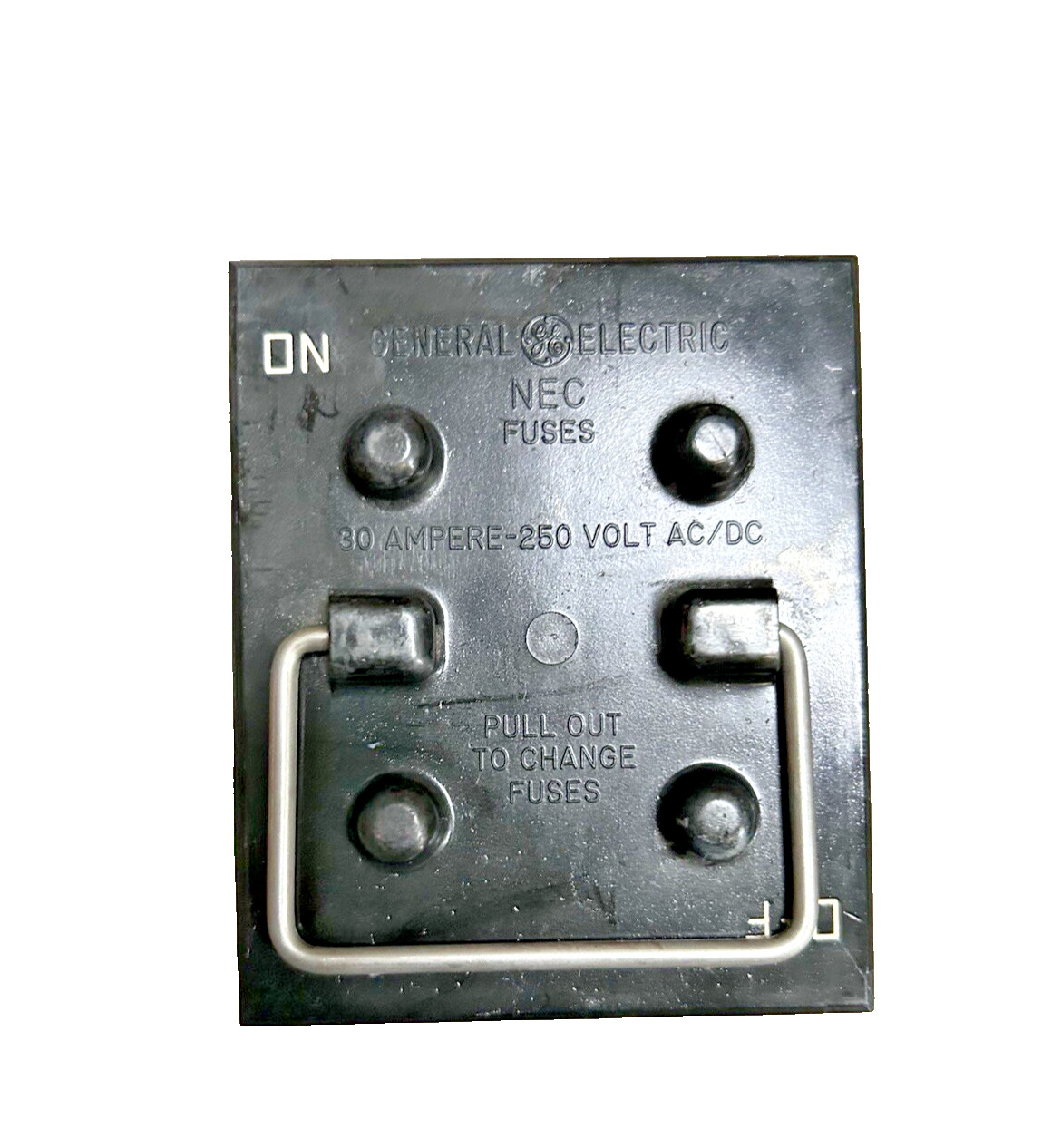 GE NEC Pull Out Fuse Holder 30A 250VAC/DC