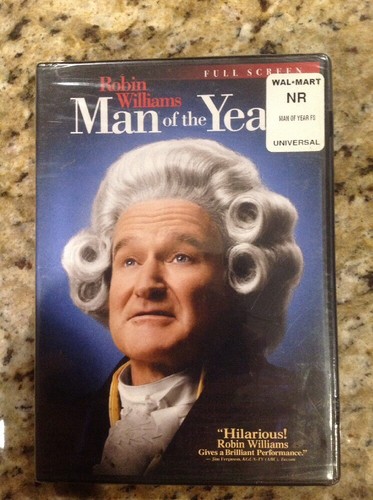 Man of the Year (DVD, 2007, Full Frame Edition)NEW Authentic US Release - 第 1/3 張圖片