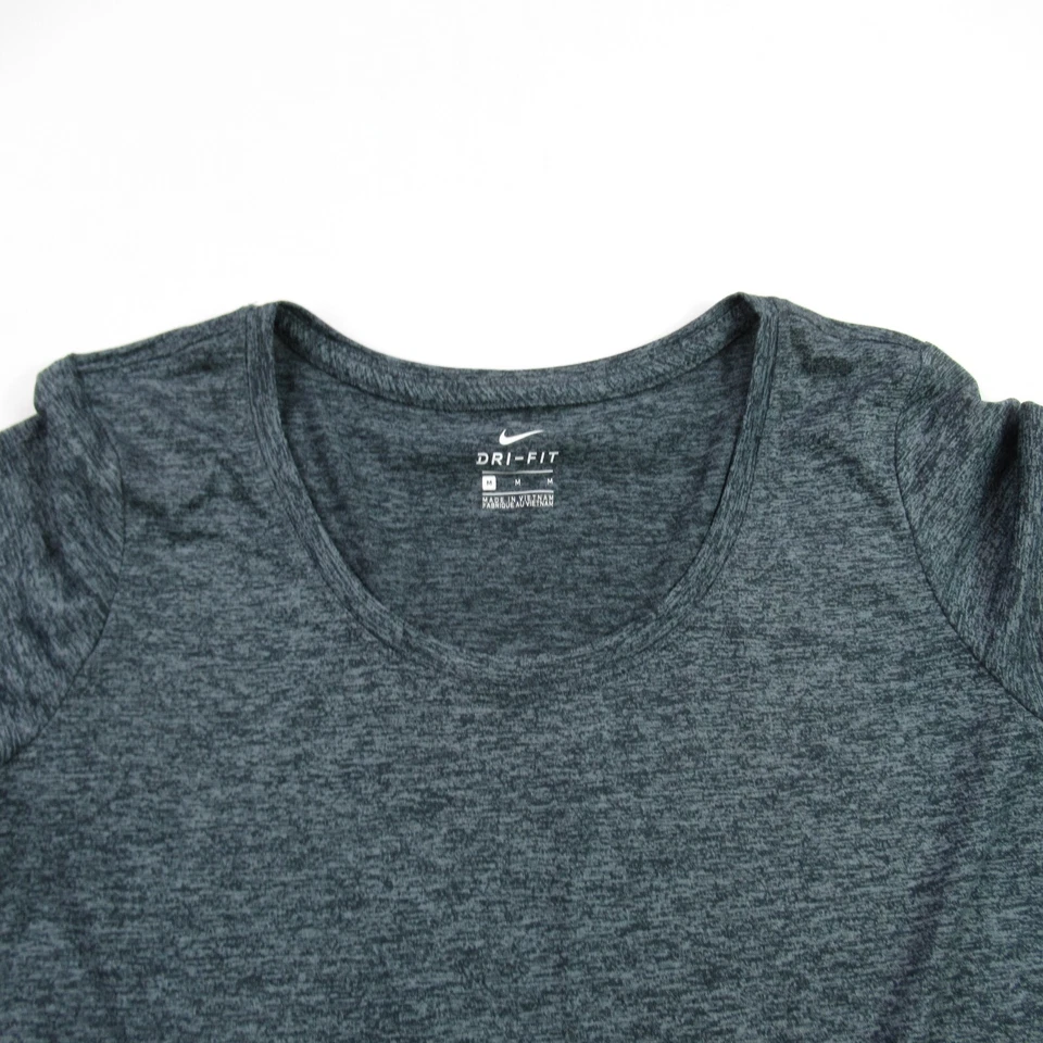 Nike Shirt Mens Medium Short Sleeve Crew Neck Workout Green Swoosh - Image 2 of 4