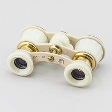 Binocolo teatro - epoca antico vintage - ottone bachelite - 2,5 x 60 - LZOS USSR