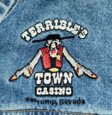 Vintage Outdoor Expedition Terrible's Town Casino Denim Jacket