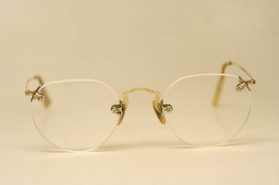vintage rimless eyeglass frames