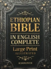 Ethiopian Bible in English Large Print Illustrated Hardcover w/ Apocryphal Books