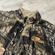 Mossy Oak Camo Zip Jacket Mens Large Realtree Hunting Outdoor