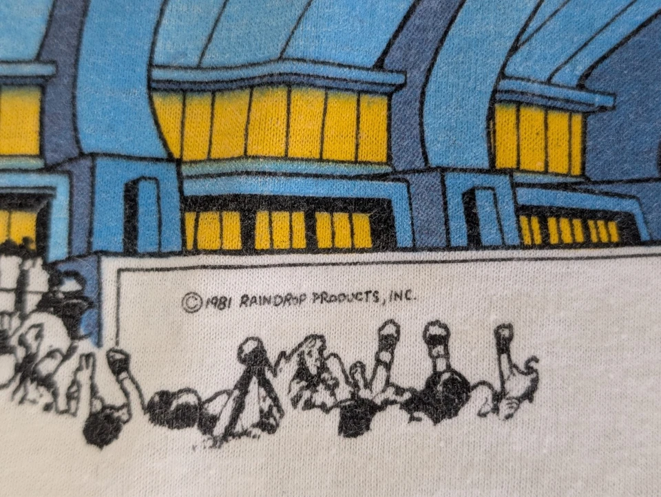 Vintage The Rolling Stones Concert Shirt Large 1981 Raglan - Image 3 of 4