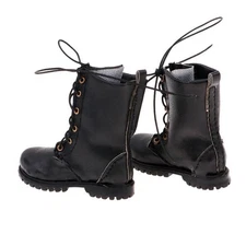 1/6 Scale Male Boots Shoes Toy for 12inch Phicen Action Figure Black USA NICE