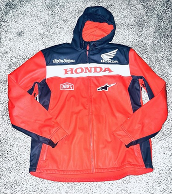 #ad #ad Honda Troy Lee designs Fleece Lined Top Shelf Event Team Participant Size Large $110.00