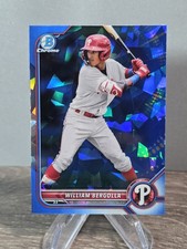 2022 Bowman Draft Sapphire Edition #BDC-88 William Bergolla Phillies