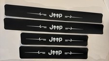 The Punisher 4pcs Jeep Threshold Protective Door Sill Scuff Protector Stickers The Punisher 4pcs Jeep Threshold Protective Door Sill Scuff Protector Stickers