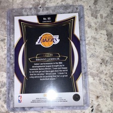 Panini Select 2024-25 Rookie Concourse Bronny James Jr. Lakers #90 Basketball