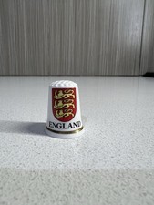 ¥ Vintage Thimble Bone China England Sights Of Britain