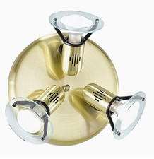 3 Way Adjustable Ceiling Light Kitchen Spotlight Fitting LED Spot Light