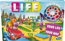 The Game of Life Board Game, Family Games for Kids Ages 8 and Up, Pegs Come in 6