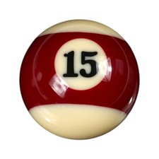 Empire USA 15 Pool Ball Replacement Billiards Ball,2-1/4" 15 single Ball