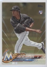 2018 Topps Gold 245/2018 Sandy Alcantara #594 0l44