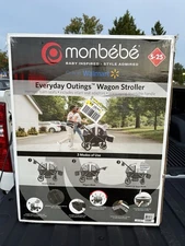 Monbebe Everyday Outings Wagon Stroller, Cobblestone Grey, Toddler, Unisex. NEW