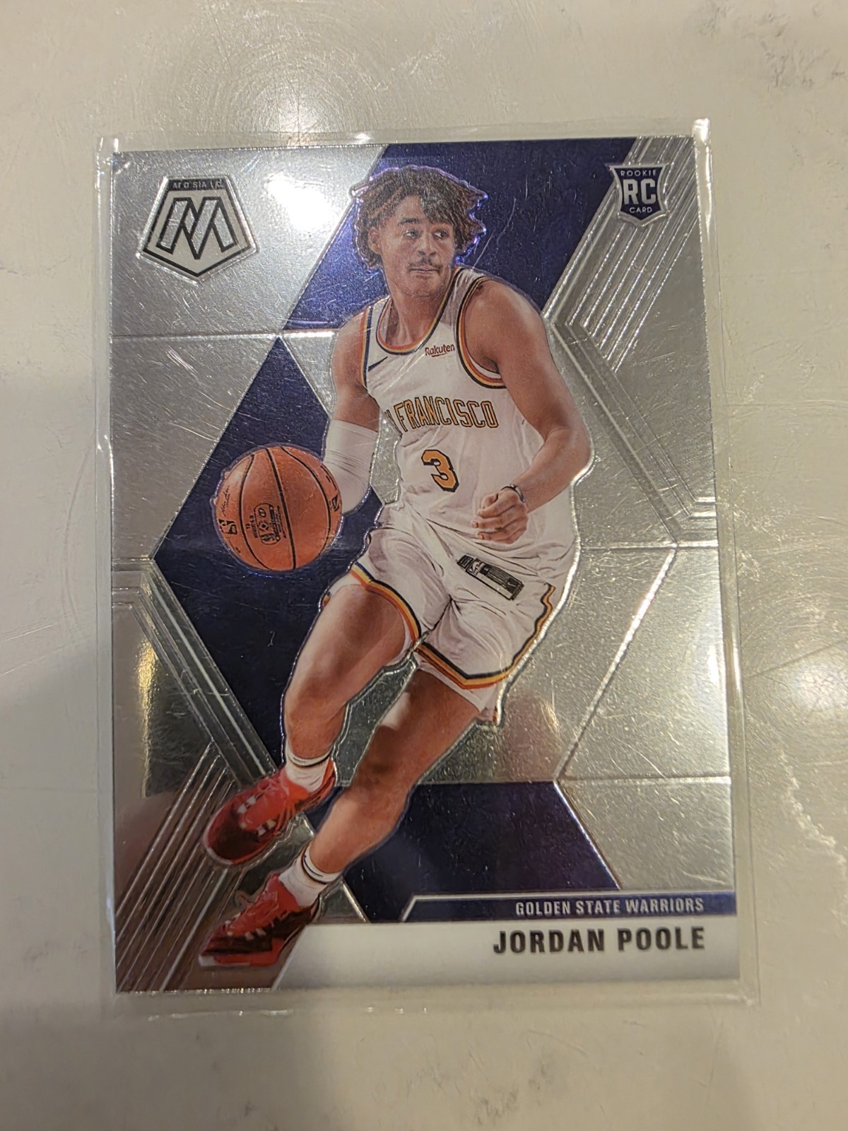 2019 Panini Mosaic Jordan Poole Rookie 228 MINT
