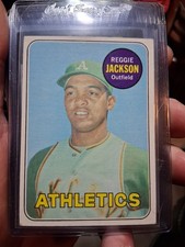 1969 Topps Baseball Card #260 Reggie Jackson Rookie Great Shape! . rookie card picture