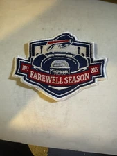 5x4 In Buffalo Bills Farewell Iron On Patch Embroidered