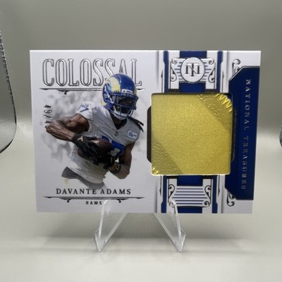 Panini 2025 National Treasures Davante Adams Rams Colossal Materials #CMS-17 /49