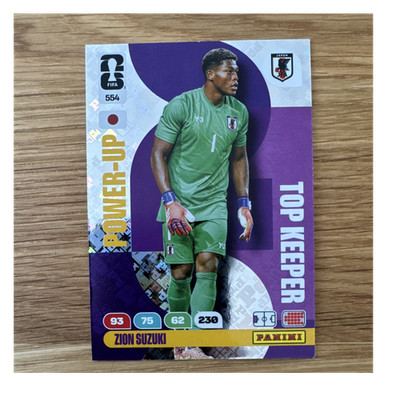 Panini FIFA WM 26 Power-Up Top Keeper Zion Suzuki #554 Japan Trading Card
