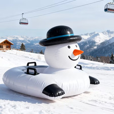 Snowman snowtube