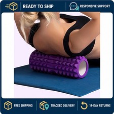 30cm Foam Roller Yoga Column Grid Trigger Point Muscle Massage