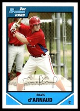 Travis d'Arnaud 2007 Bowman Draft Picks & Prospects #BDPP14 Phillies MLB READ