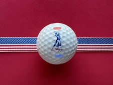 VINTAGE 1985 BEN HOGAN TINY RED SIGNATURE "SWING AT IMPACT" HOGAN 392 GOLF BALL